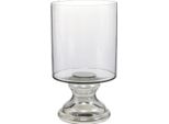 Lanterna In Vetro Portacandele Trasparente Ø20Cm H36,5Cm Decorazione Da Tavolo Portacandele Grande
