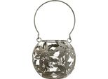 Vento Luce Metallo Appeso Decorazione Lanterna Grigio Ø14Cm Vintage Terrazza Balcone Tealight
