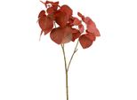 Ramo Decorativo Albero Di Sego Foglie Rosse 72Cm Pianta Artificiale Decorazione Autunnale