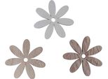 Fiori Di Legno Da Spargere Decorazione Da Tavola Bianco Naturale 72 Pezzi Ø4Cm