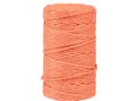 Nastro Di Iuta Nastro Decorativo Arancione Ø4Mm 100M Per Decorazioni Autunnali, Ghirlande E Upcycling