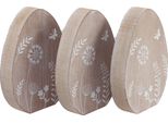Decorazione Da Tavolo Uovo Di Pasqua In Legno Decorazione Da Tavolo Uovo Di Legno 14,5 Cm Set Di 3 Pasqua