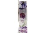 Nastro Di Chiffon In Organza Da Regalo Motivo Tulipano Viola 40 Mm 18 M Per La Fioritura E La Decorazione