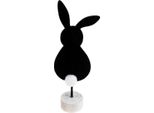 Coniglietto Pasquale Decorazione Da Tavola Stand-Up In Feltro Nero 50Cm Decorazione Pasquale Figura Pasquale