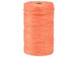 Nastro Di Iuta Arancione 2Mm 200M Decorazione Fai Da Te Corda Di Iuta Forte