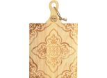 Tagliere Decorativo In Legno Di Mango Vassoio Da Portata Decorazione Cucina Marrone Chiaro 33X29Cm