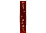 Nastro Regalo Natale Nastro Di Velluto Rosso 25 Mm 20 M - Decorazione Natalizia Confezione Regalo