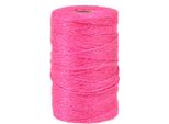 Nastro Di Iuta Fucsia Per Decorazioni Ø2Mm 200M Nastro Regalo