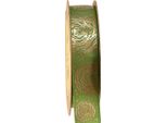 Nastro Regalo 25Mm X 15M Rose Oro Verde Nastro Decorativo Per Matrimonio E Confezioni Regalo