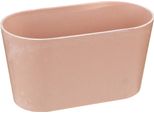 Ciotola Per Piante Decorazione Ovale Plastica Rosa 20×10×11Cm 3Pz