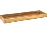 Vassoio In Legno Decorazione Legno Di Mango Legno Naturale 50X14X4Cm