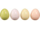 Set Di Uova Di Pasqua In Ceramica Pastello Decorazione Uova Di Primavera 5X6Cm 8 Pezzi