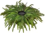 Portacandele Verde Abete Artificiale, Decorazione Natalizia Con Candela A Colonna Ø50Cm