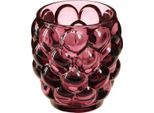 Portacandela Berry In Vetro Decorativo Ø9Cm H9,5Cm Design Scandinavo Set Da 4, 4 Pezzi