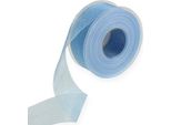 Nastro Di Organza Blu 40Mm X 50M Decorativo Per Matrimonio E Festa