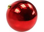 Xxl Gingillo Di Natale Rosso 20Cm Plastica Resistente Alle Intemperie Decorazione Albero Di Natale