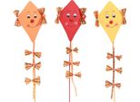 Draghi Autunnali In Legno Su Bastoncini, Figure Decorative Colorate, Set Di 8 9,5 Cm, Decorazioni Floreali, 12 Pezzi