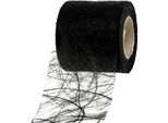 Nastro Decorativo Nero In Tessuto Non Tessuto Di 8 Cm X 25 M Per Allestimenti Funebri E Decorazioni Da Tavola