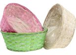 Fioriera Chip Bowl Round Multicolore Set Di 6 Pezzi Ø25Cm - Cestini Decorativi Per Piante Per Decorazioni Primaverili E Pasquali