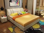 Letto Da Camera Di Lusso Imbottito Letti Matrimoniali 180X200 Mobili Arredamento Di Design