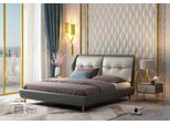 Letto Di Design In Pelle Letti Imbottiti Di Lusso Matrimonio Moderno 180X200 Mobili Camera Da Letto