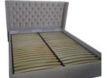 Letto Chesterfield Letti Imbottiti Matrimoniali D'albergo Camera Da Letto 180X200Cm Base Letto
