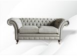 Chesterfield Latte Soggiorno Design Moderno Divani Divano Mobili Creativi Tessuto