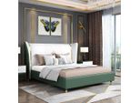 Letto Matrimoniale Imbottito Di Design Letto Camera Da Letto Letto Matrimoniale Pelle Tessile Nuovo