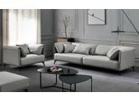 Soggiorno Divani Divani Tappezzeria 4 Posti Nuovo Design Grigio Xxl Divano Grande Divano