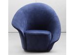 Lusso Tv Club Poltrona Imbottita Design Divano Divano Relax Tessuto Lounge