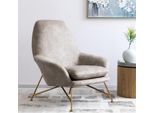 Soggiorno Lounge Club Relax Divano Beige Lusso Design Mobili Sala Da Pranzo Poltrona Nuovo