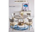 Set Di Sedie Di Design 4X Sedie Di Lusso Sedile Imbottito Gruppo Poltrone Set Nuovo