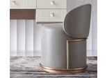 Sgabello Design Tappezzeria Poggiapiedi Ottomana Seduta Pelle Chaise Lounge Poltrona Pufa