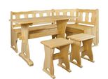 Panca Ad Angolo Panca In Legno Panche Solide Cucina Zona Pranzo Sedile Ad Angolo Mobili In Vero Legno Legno