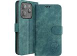 Avizar, Custodia Per Xiaomi Redmi Note 14 5G Wallet Video Stand, Verde