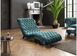 Divano Chesterfield Divano Lounger Legno Metallo Chaise Longue Relax Lounger Nuovo