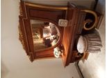Tavola Da Toilette Specchio Sgabello Console Di Lusso Dresser Camera Da Letto Barocco Rococò Nuovo