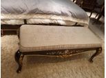 Chaise Lounge Divano Stile Antico Chaise Longue Barocco Rococò Panca Tessuto