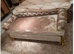 Chaise Lounge Divano Stile Antico Chaise Couch Chaise Tessile Barocco Rococò Panca