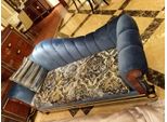 Chaise Lounge Divano Antico Stile Lounger Tessile Barocco Rococò Divano Chaise Nuovo