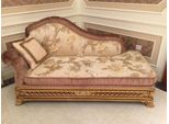 Chaiselongues Divano Antico Stile Lounger Tessile Barocco Rococò Divano Chaise Chaise Nuovo