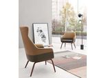 Design Wing Chair Poltrona Da Pranzo Poltrona Relax Imbottita Poltrona Ufficio 107Cm Nuova
