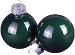 Verde Mini Baubles Natale Vetro 3Cm 22Pcs Decorazioni Albero Di Natale