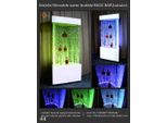 Led Water Wall Bar Shelf Arredamento Negozio Bancone Acqua Colonna Locale Illuminato
