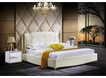 Letto Matrimoniale Imbottito Di Design Letto Camera Da Letto Letto Matrimoniale Pelle Tessile Nuovo