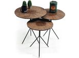 Set Rotondo 3X Tavolino Da Caffè Tavolino Di Lusso Tavolini Da Salotto Tavolo