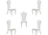 Sedia Di Design Poltrona Di Lusso Sedie Imbottite 4X Poltrone Soggiorno Sala Da Pranzo