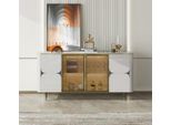 Cassettiera In Legno Credenza Bianca Mobile Credenza Moderna Nuovo