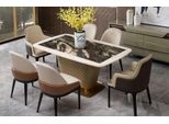 Set Completo Per Sala Da Pranzo Tavolo 4X Poltrone Sedie Set Da Pranzo Di Lusso Nuovo