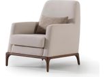 Divano Di Design Poltrona Divano Imbottito Divano Tessile Di Lusso A 1 Posto Nuovo Grigio